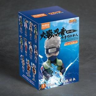 布鲁可积木火影忍者第二弹手办布鲁克盲盒第二代积木人仔生日玩具