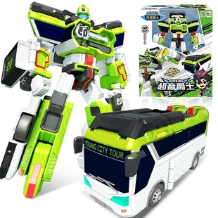 托宝战士银河侦探6超音爵士变形机器人男孩机甲模型金刚生日玩具