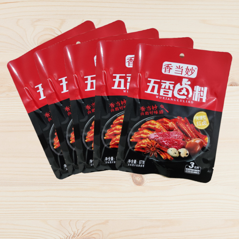 香当妙五香卤料包87g袋装家用卤鸡脖鸭脖鸡爪猪蹄卤汁卤水调味料