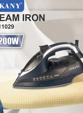 出口SOKANY11029电熨斗多功能防滴漏自动断电蒸汽熨斗STEAM IRON