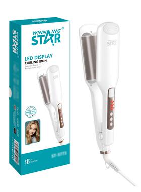 Winning star外贸家用90W电夹板蓬松器不伤发卷发器Curling iron