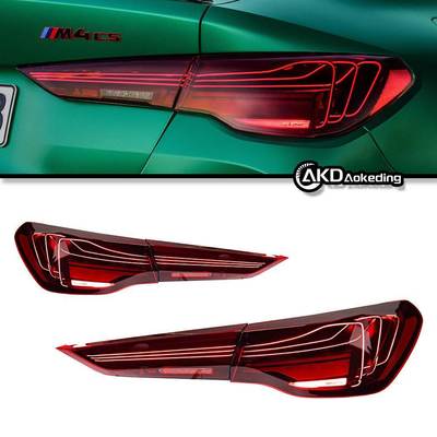 适用20-24款宝马G22 G82M4 GTS 425i 430i尾灯总成改装车灯激光灯