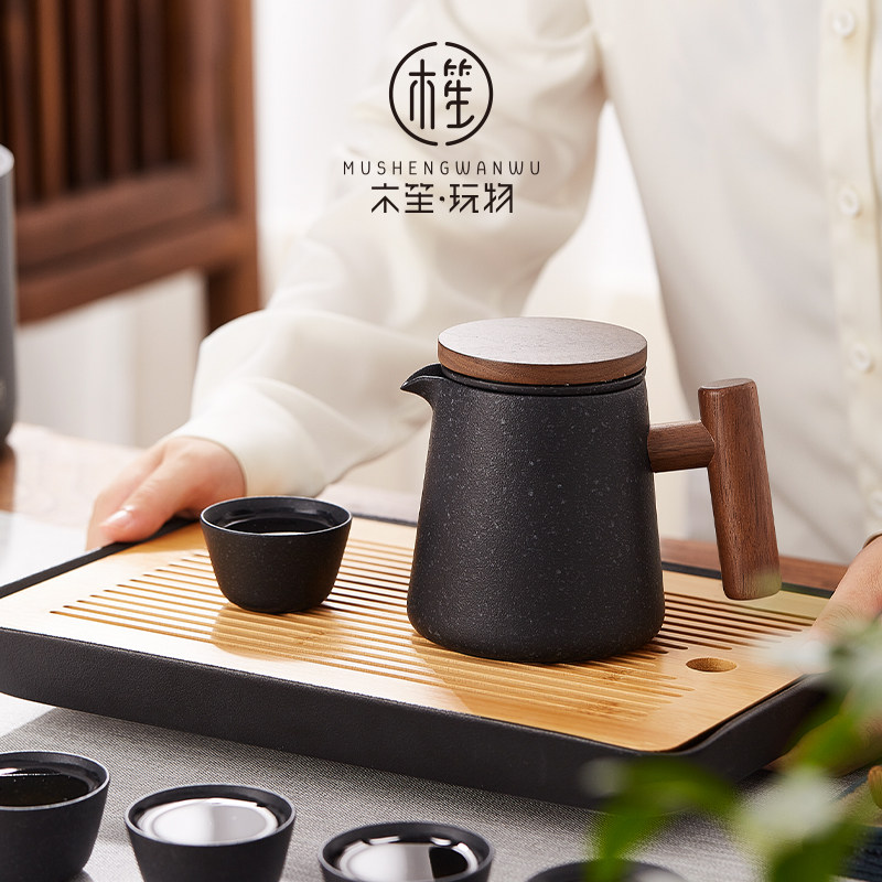木笙玩物陶瓷茶壶泡茶家用高档功夫茶具单壶泡茶壶茶水分离冲茶器,餐饮具,茶壶,淘宝优惠券,粉丝福利购,淘宝优惠卷