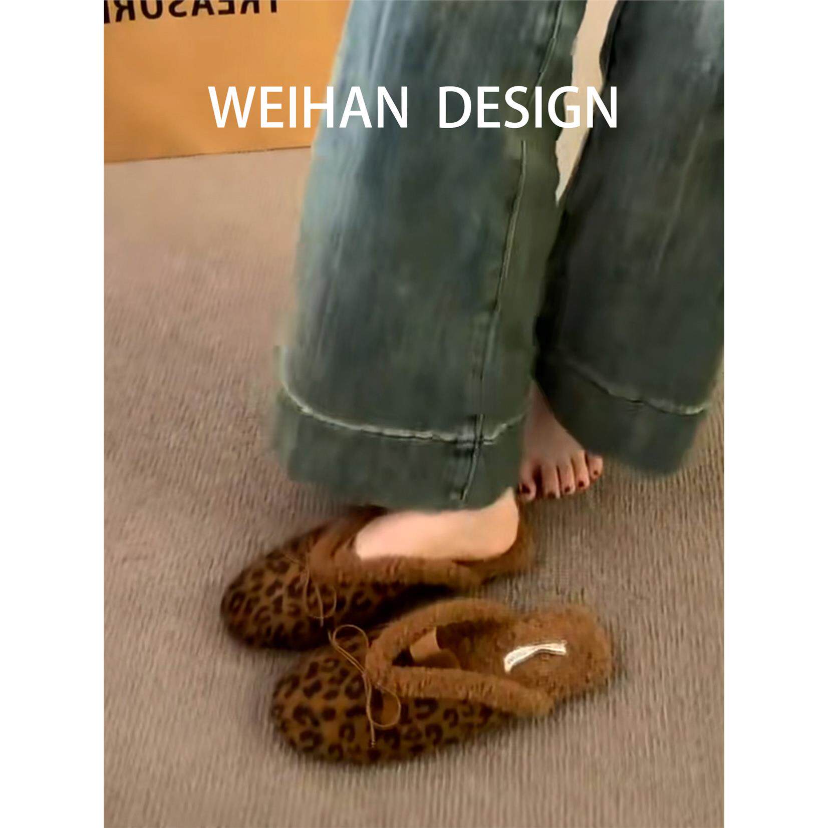 羊皮版!法式复古豹纹毛