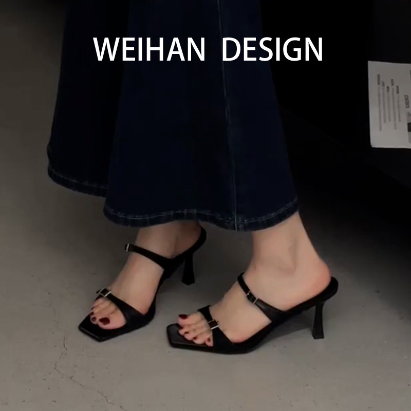 羊皮版！法式简约黑色双