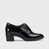 WONDERS西班牙原产进口纯色超轻舒适中跟通勤女高跟鞋 女单鞋