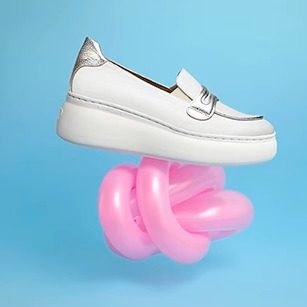 WONDERS厚底超轻舒适乐福鞋