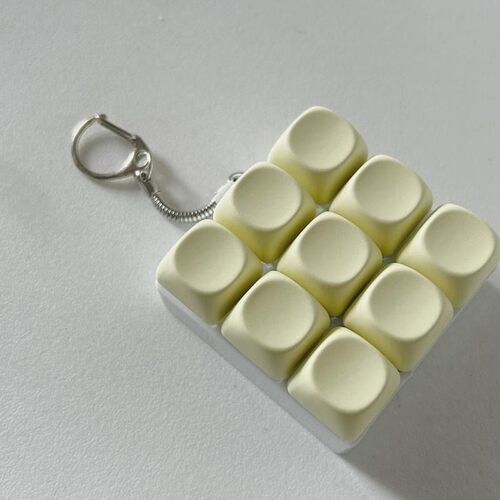 解压玩具减压神器机械键盘彩色试轴器按键减压玩具钥匙扣挂件学生