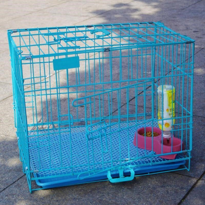 狗笼子泰迪小型中型大型犬 加粗折叠宠物笼 兔猫笼