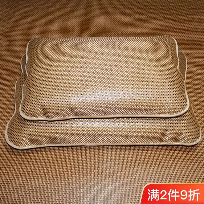 夏凉儿童幼儿园冰藤冰丝枕套40*60/30*50记忆枕乳胶枕枕芯套枕席