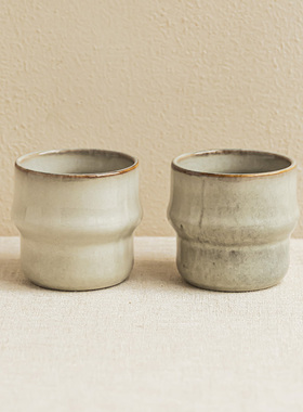 YE HOME 水杯公道杯复古个性陶瓷杯个人专用茶杯设计感小众咖啡杯