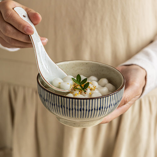 YEHOME米饭碗高级感轻奢早餐碗