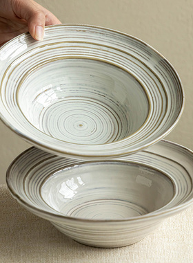 YE HOME 草帽碗高级感水果盘碗鱼丸碗拌饭碗麻辣烫碗饺子碗漂亮碗