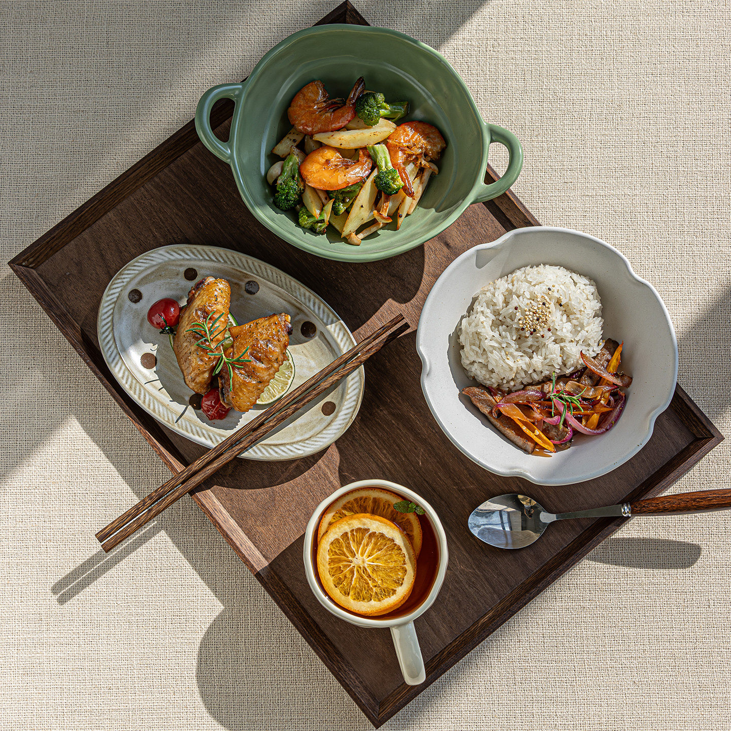 YEHOME一人食仪式感餐具套装图片