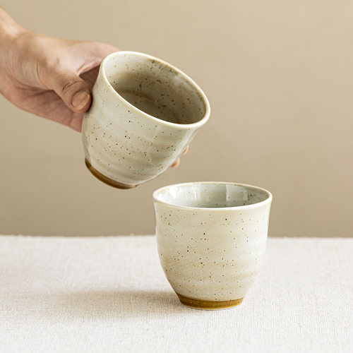 YEHOME特色芝麻釉陶瓷无把杯子