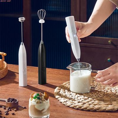 Milk Frother Handheld Foam Maker for Lattes Whisk coffee