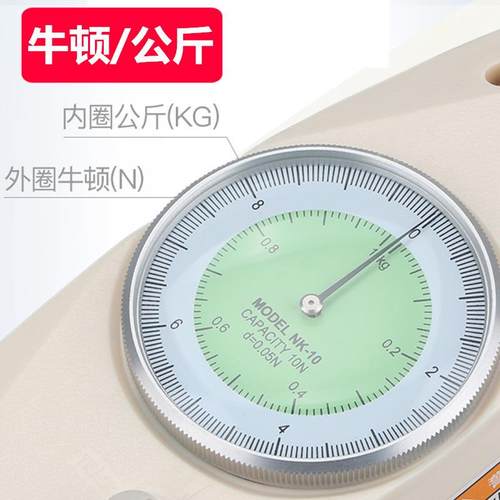 源恒通指针式推拉力计NK-10/20/30/500N公斤测力仪牛顿拉拔压力器