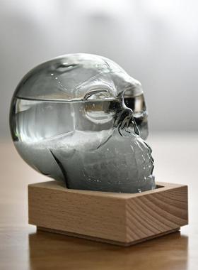 创意骷髅头骨天气预报瓶风暴瓶玻璃工艺品新奇礼品送朋友厂家