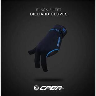 CPBA毛利秀夫台球露指手套高档台球手套三指手套打台球露手指全指