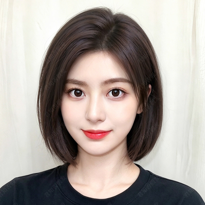 君知否全真人发丝短发全头套