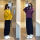 圆领卫衣长裤 春秋女士韩版 两件a6 休闲运动套装 玟若服饰甄选店时尚
