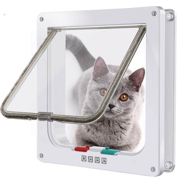 双向自由进出宠物门猫门洞狗门洞猫咪小狗出入门安装木门玻璃门洞