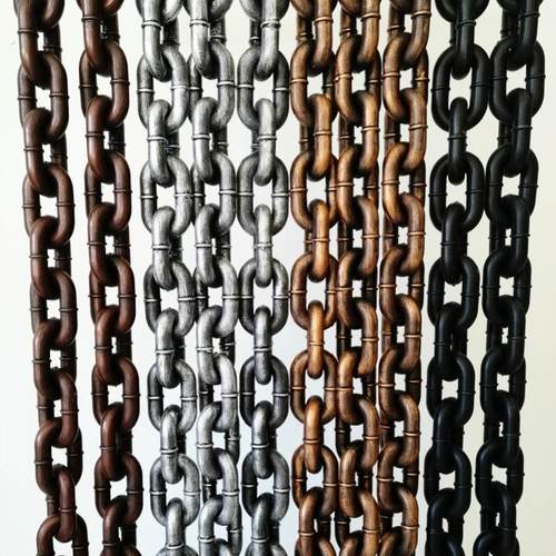 仿真铁链子道具万圣节鬼屋密室塑料假链条影视刑具囚犯酒吧锁链