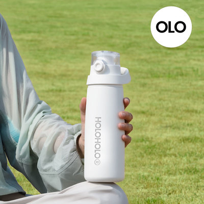 holoholo运动水杯大容量保温杯吸管杯不锈钢便携随行高颜值杯子女