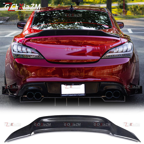 适用于09-15现代酷派改装R款尾翼定风翼导流板碳纤维压翼扩散器