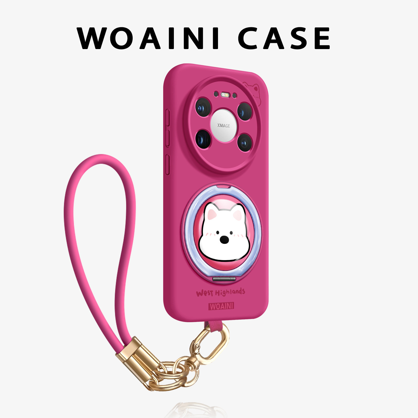 萌系西高地适用华为Mate80手机壳