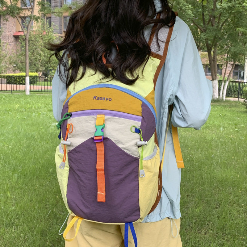 登山包女轻便户外爬山徒步小背包旅游轻量化双肩旅行骑行背包a4