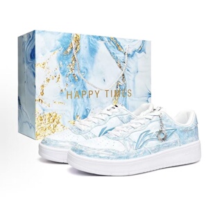 【定制球鞋】正品LiNing李宁浮舟 星空苍穹 男女同款 礼袋款板鞋