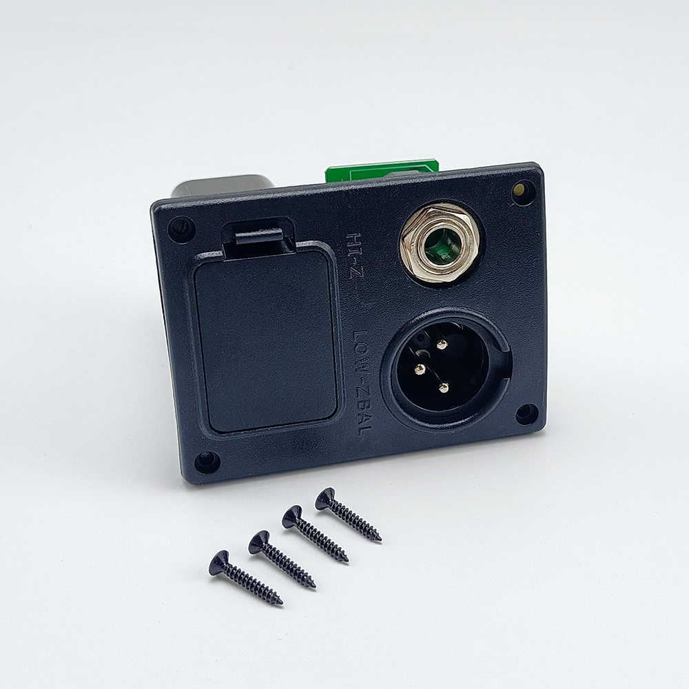 악기 액세서리 어쿠스틱 기타 일렉트릭 박스 픽업 LC 시리즈 EQ 유니버설 스퀘어 블랙 9V 배터리 박스 [나사 포함]