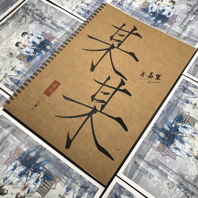 木苏里小说某某语录硬笔练字帖