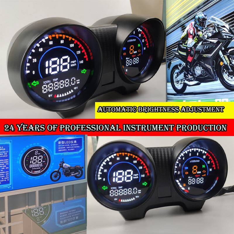 南美摩托车MAX125电子仪表RX110巴西CG TITAN150 Fan150码表