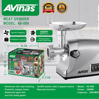 Avinas-089EUMEATGRINDER4PCS/CTN0.14cbm