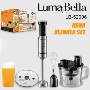 LumaBella52006跨境四合一家用手持搅拌器料理棒辅食料理机榨汁机