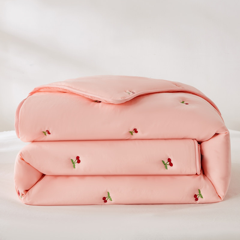 a类夏季空调被子可机洗夏凉被单双人刺绣夏被大豆纤维薄被三件套,床上用品,化纤被,淘宝优惠券,粉丝福利购,淘宝优惠卷