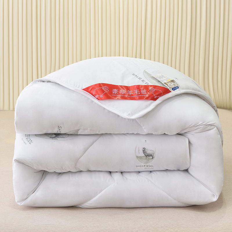 进口羊毛被学生宿舍单人四季通用