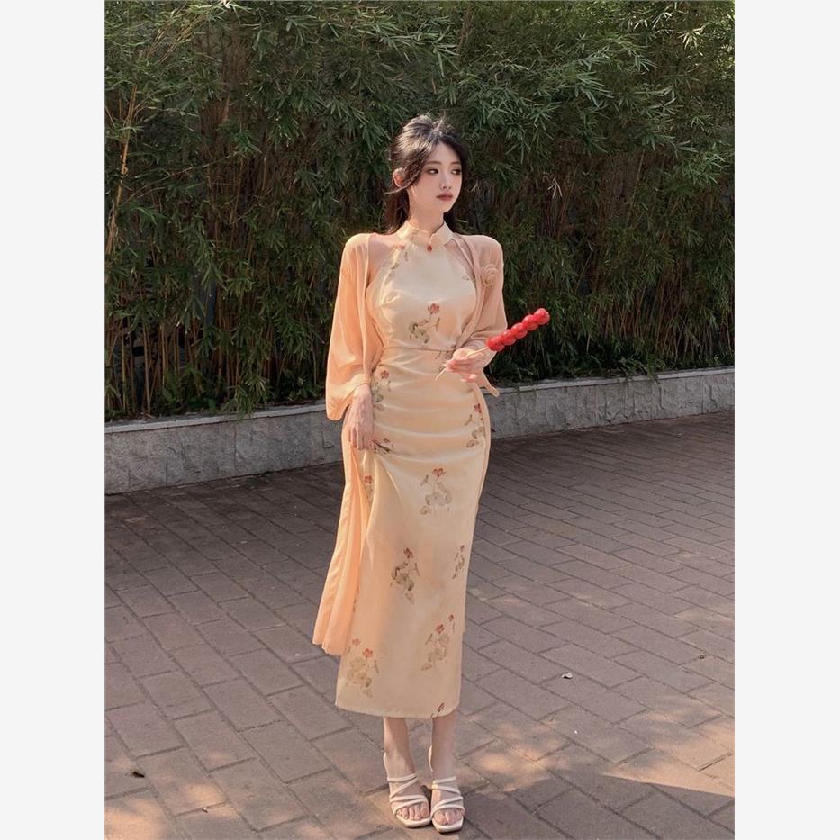 改良旗袍连衣裙少女夏季2
