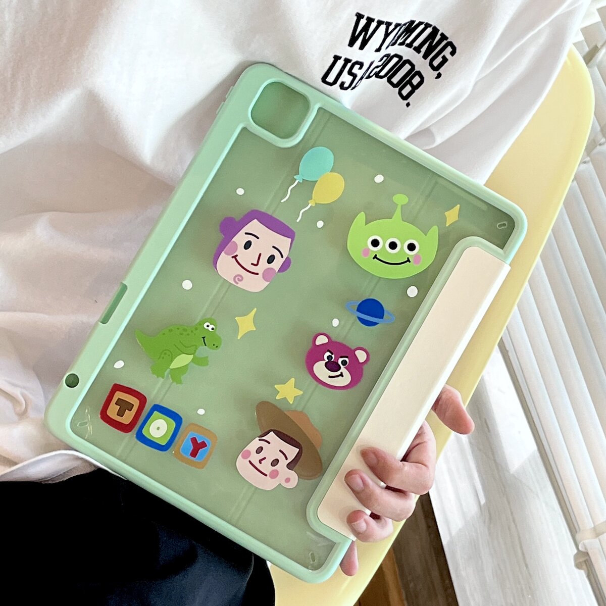 ipad磁吸亚克力-巴斯光年适用ipad mini6平板电脑壳iPad 2025版 第10代 (10.9英寸)简约小众创意iPad Air5(10