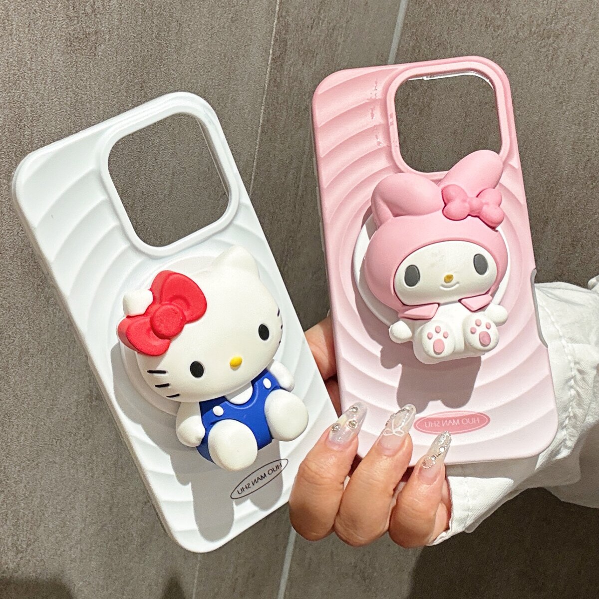 磁吸菲林 站立硅胶凯蒂猫适用苹果16Promax手机壳卡通卡通防摔保护壳iPhone15Pro