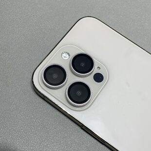 17pro雕刻钻镜头膜适用苹果15promax保护圈16PM单个14plus后置摄像头闪钻iPhone13mini相机贴膜12轻奢女室外