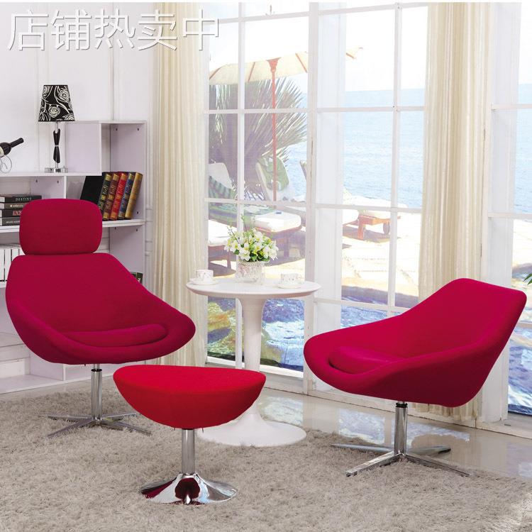 轻奢简约现代客厅书房软包家具电脑办公餐厅网吧创意休闲设计师椅