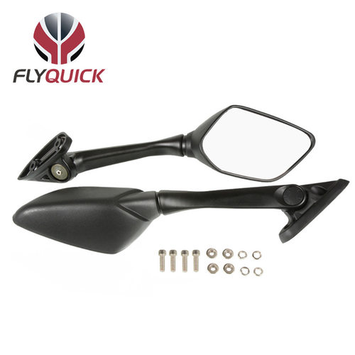 FLYQUICK跨境贸易供货摩托车塑料后视镜YZF-R2R3R1514-17年