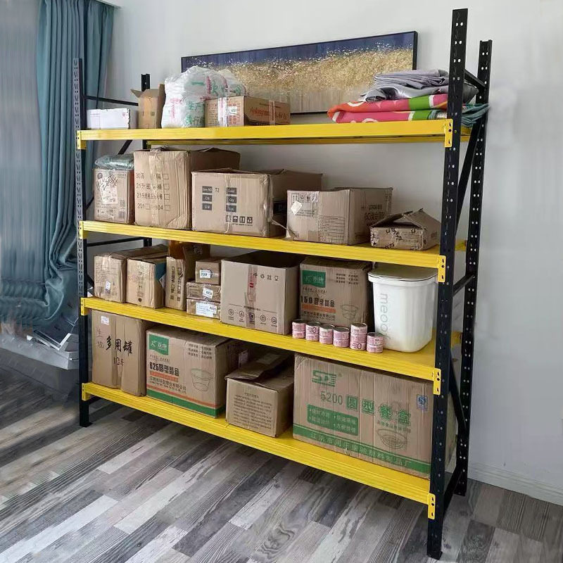 黑黄色货架加厚仓储仓库置物架商用展示架快递家用车库收纳架福建