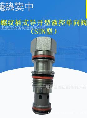 螺纹插式液控单向阀（SUN型）CPC-T163A/T11A/T2A/T17A/T19A