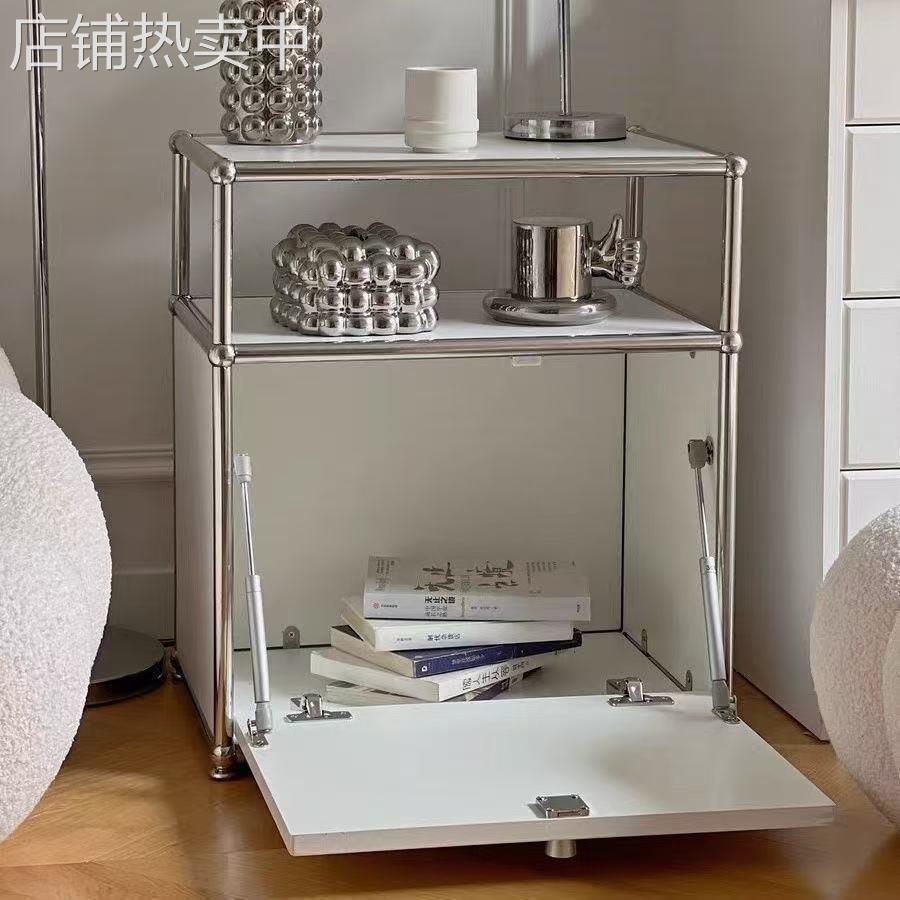 中古卧室床头柜不锈钢模块组合餐边柜USM家用客厅斗柜置物收纳柜