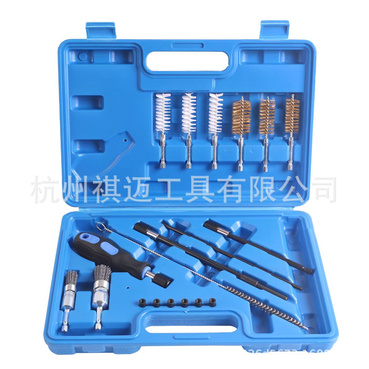 19件套喷油嘴底座清洁工具组套发动机清洗工具套装清洁刷