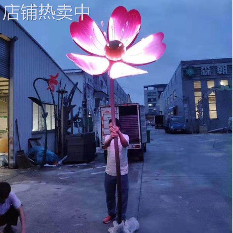 异型文旅花瓣灯园林景观灯亮化彩灯景区节日观赏灯公园景区广场灯